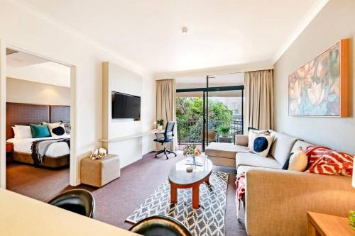 Poolside Resort Living on Esplanade with Balcony