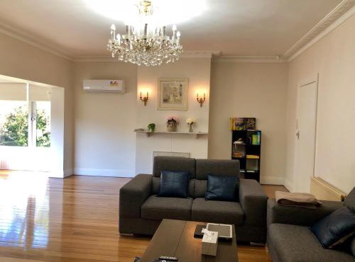 Riverbank villa