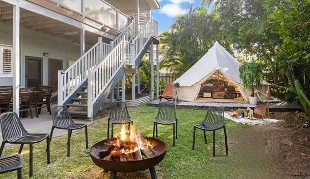 Stunning Beach House, Glamping Tent, Outdoor Movies