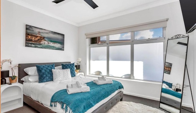 Stylish Seaside Suite with Arcade and Balcony