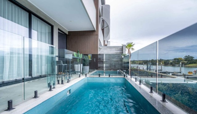 Waterfront at Martha Cove Peaceful Poolside Luxury