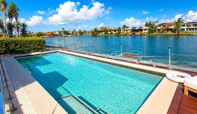 Waterfront Home with Pool