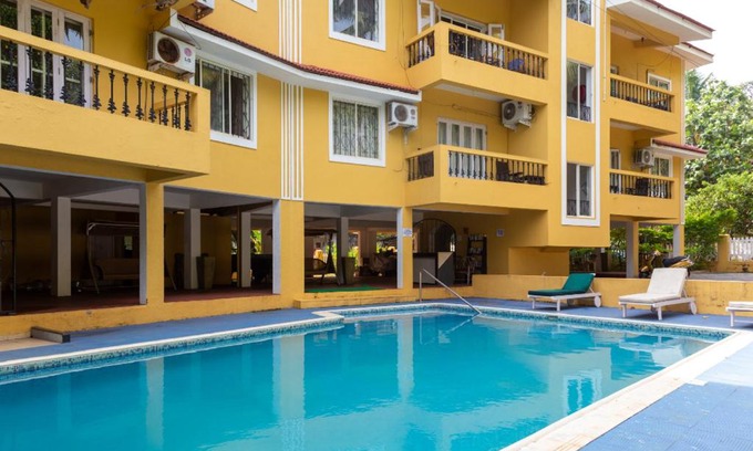 Candolim Apartment | Dona Karen - Pool Facing 2bhk in Candolim