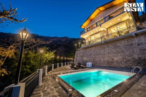 Naina Range Villa | StayVista at Sunset Springs with Heated Swimming Pool