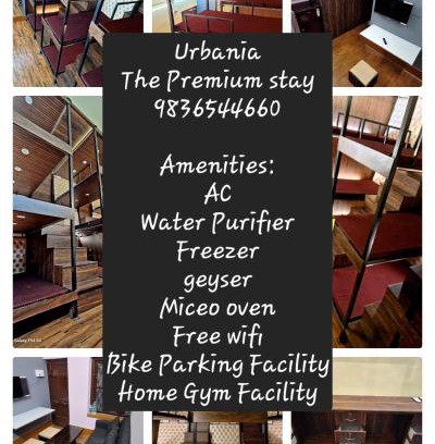 Baranagar Hostel | Urbania- premium AC PG accommodation for Male