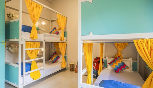 Bed In 6 Bed Mixed AC Dormitory Room With Ensuite Bathroom
