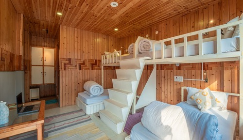 4-Bed Female Dorm with Shared Balcony